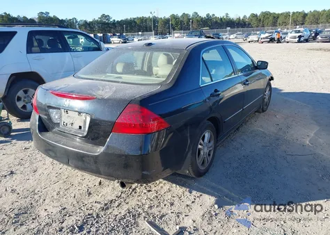 2007 Honda Accord 2.4 Ex из США, поврежденный, VIN 1HGCM56887A033541